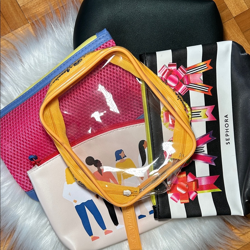 BUNDLE Multicolor Cosmetic Bag Collection
